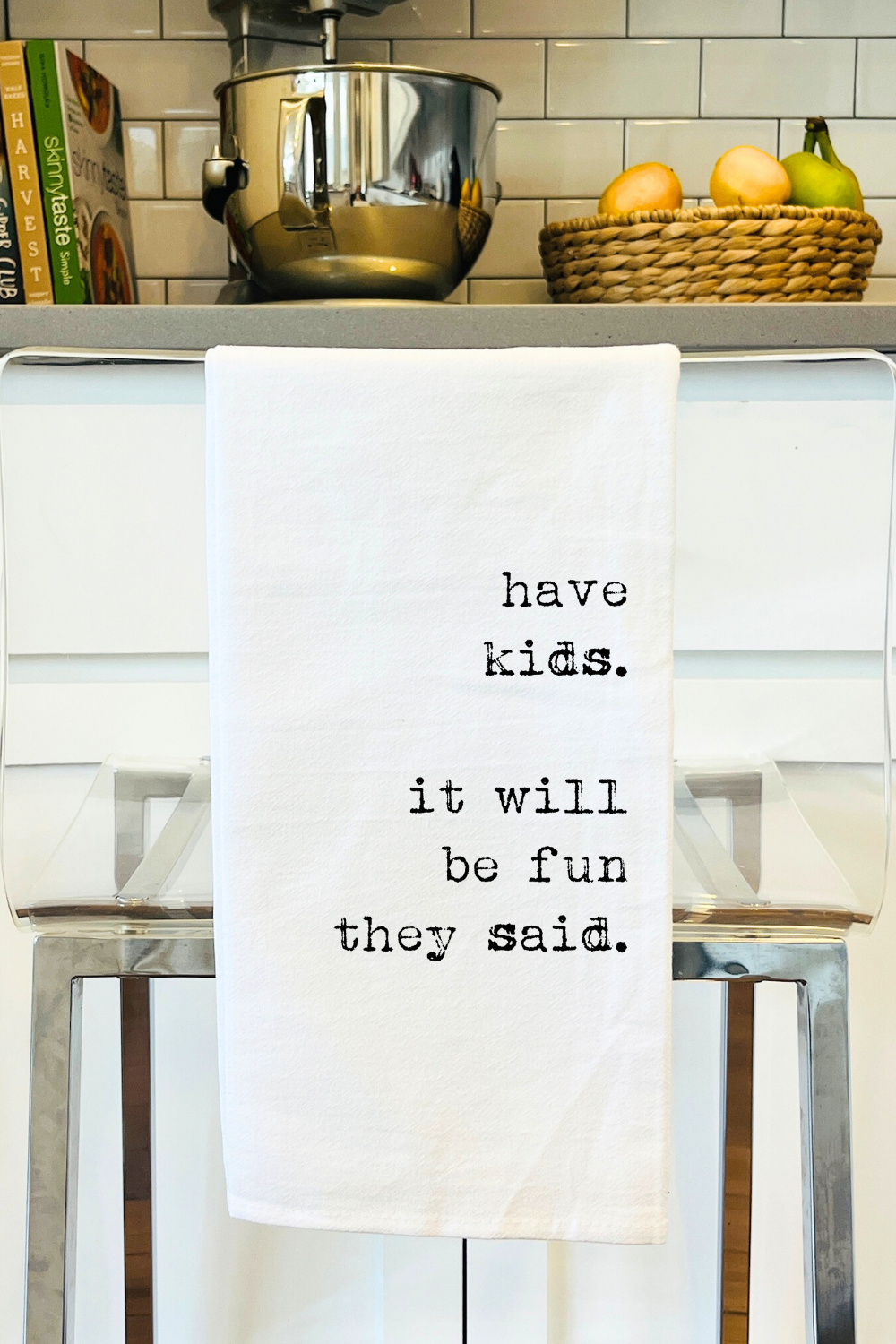 Have Kids They Said funny Gift Towel for mom baby shower