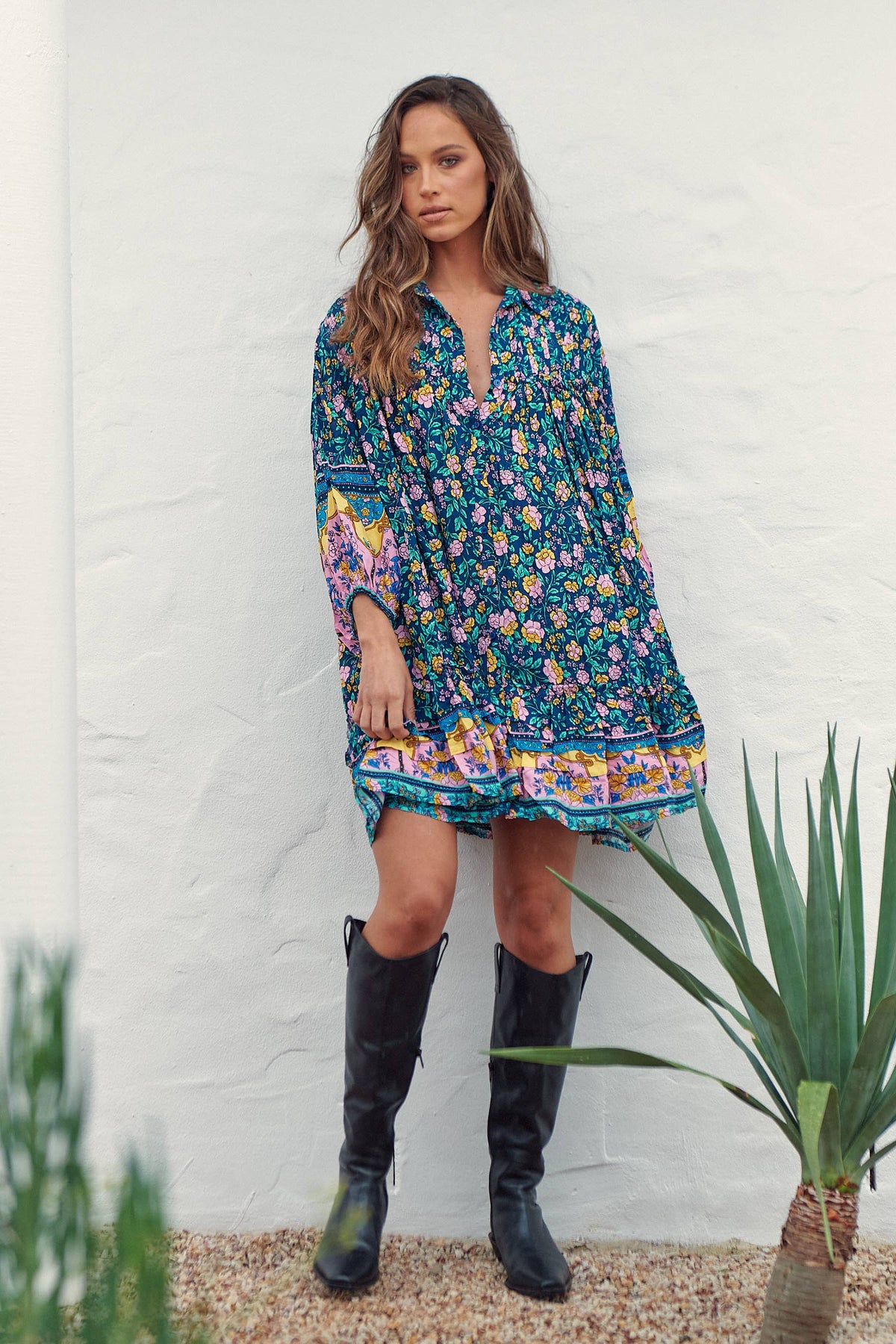 STAR SAPPHIRE AAIMEE MINI DRESS