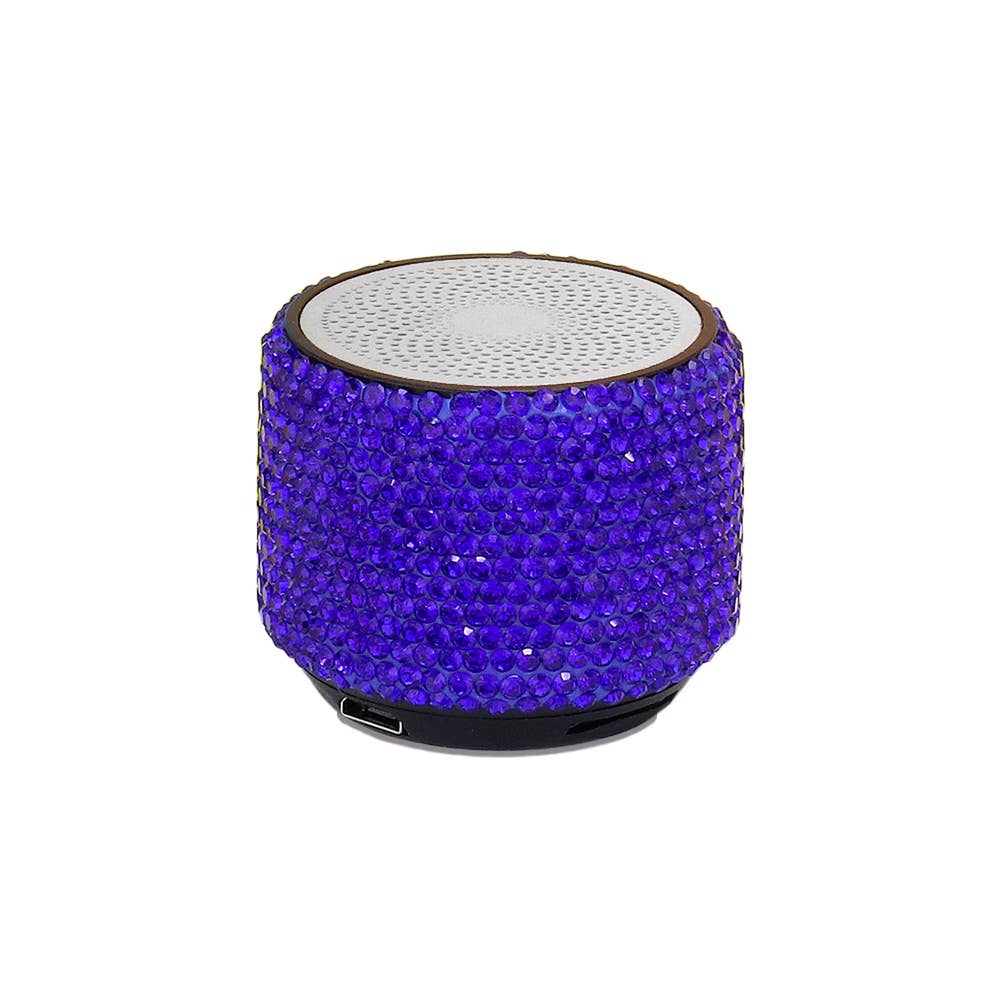 Mini Portable Bling Studded Wireless Speaker
: PEACH