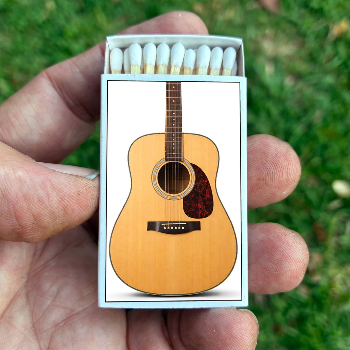 Matches • Acoustic Guitar • Home Decor for Candles &amp; Incense