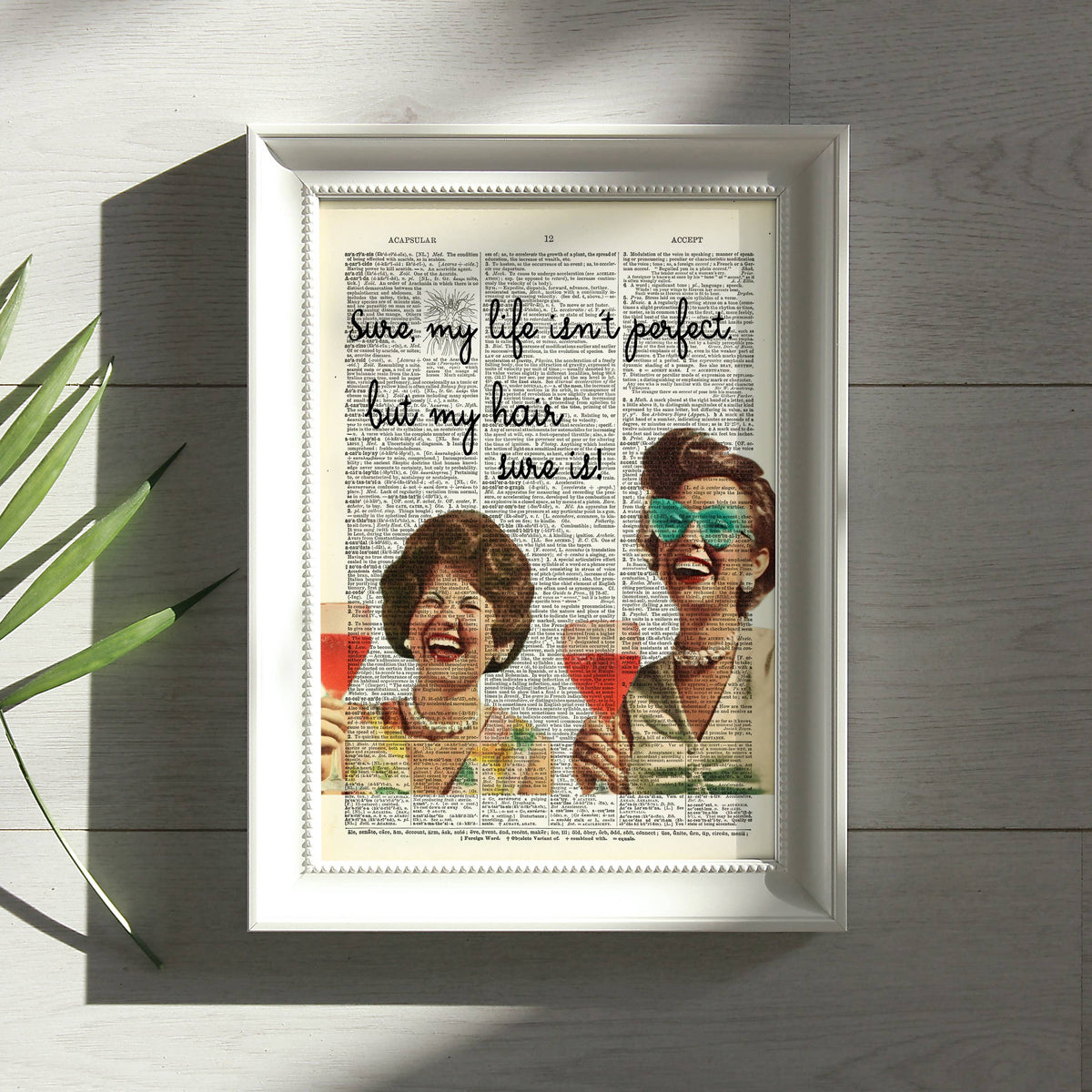 Art Print Dictionary Page | Sure My Life Isn't Perfect