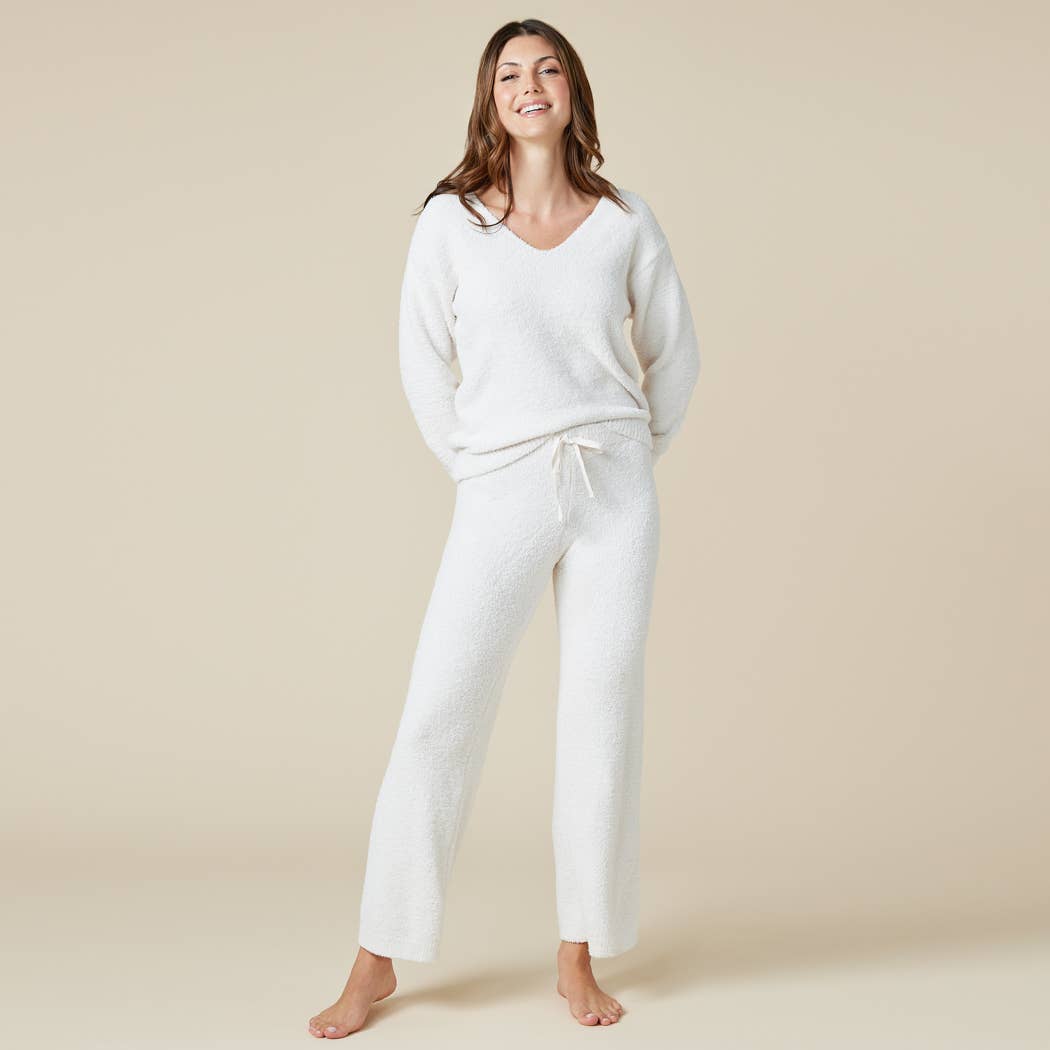 Oprah's Fave 2024 - Solid Marshmallow V-Neck Lounge Set: Multiple Colors