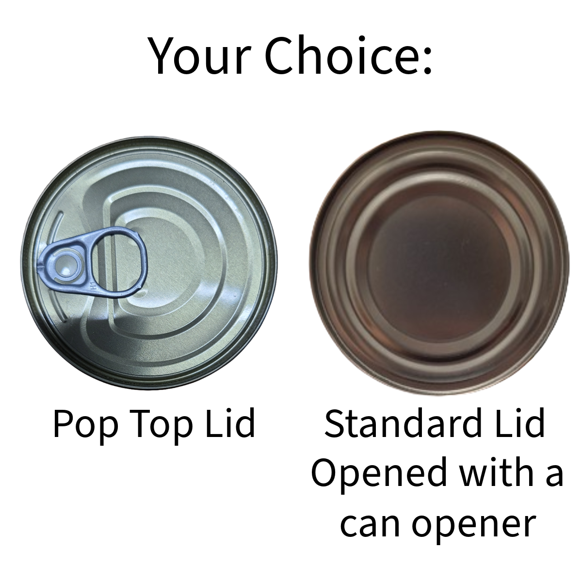 Route 66 Canned Bison - Eco-Friendly Recycled Plush Gift: Pop Top Lid