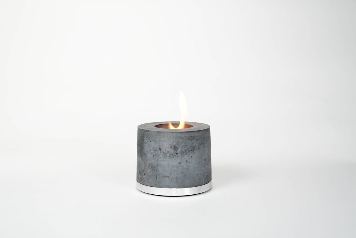 FLIKRFIRE® Table Top Fireplace: Black/Round