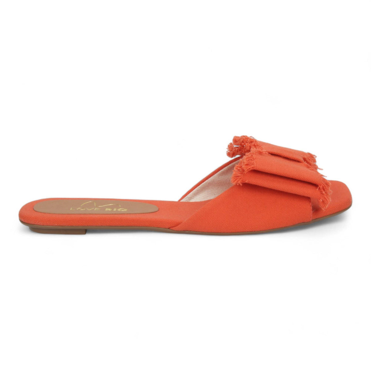Threads Flat Sandal Coral