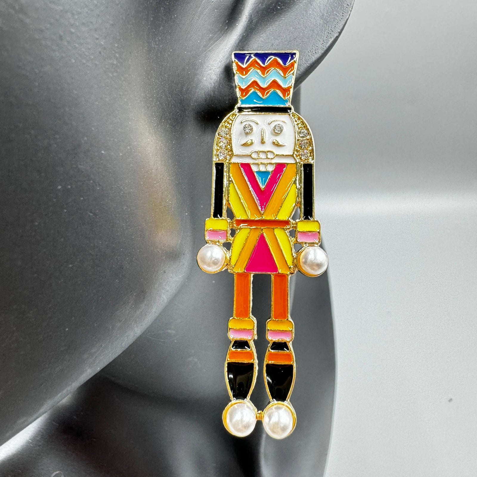 Nutcracker Alloy Earrings