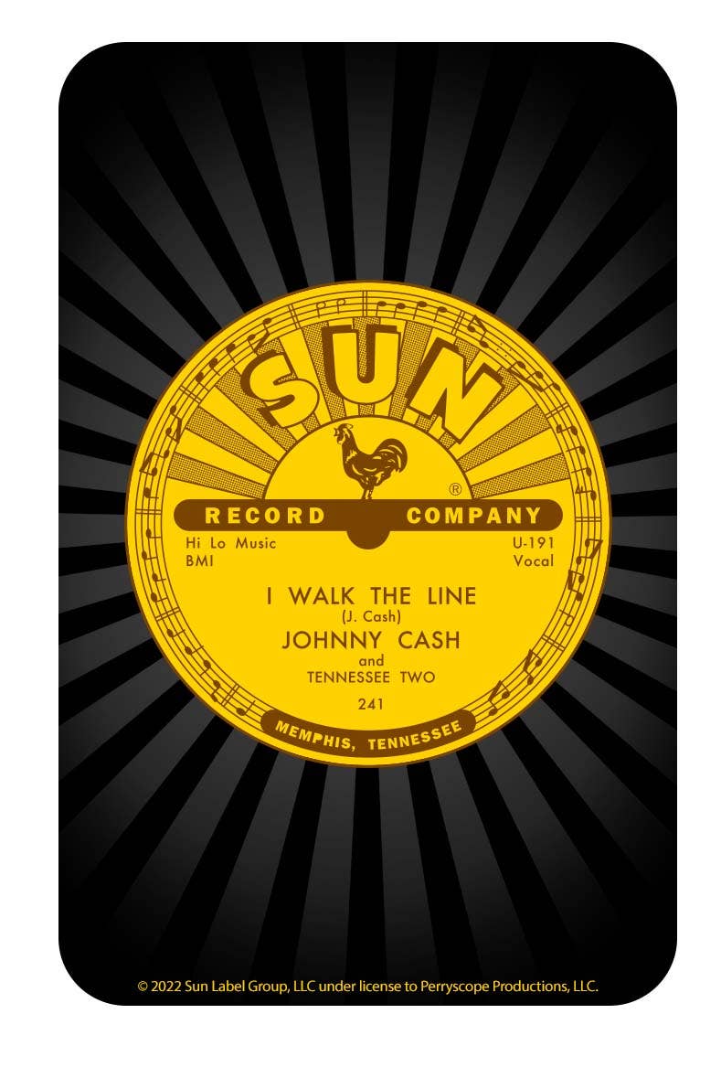 Sun Record Playing Cards - Johnny Cash
