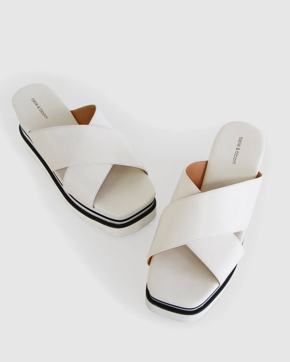 Riviera Platform Slide - White: