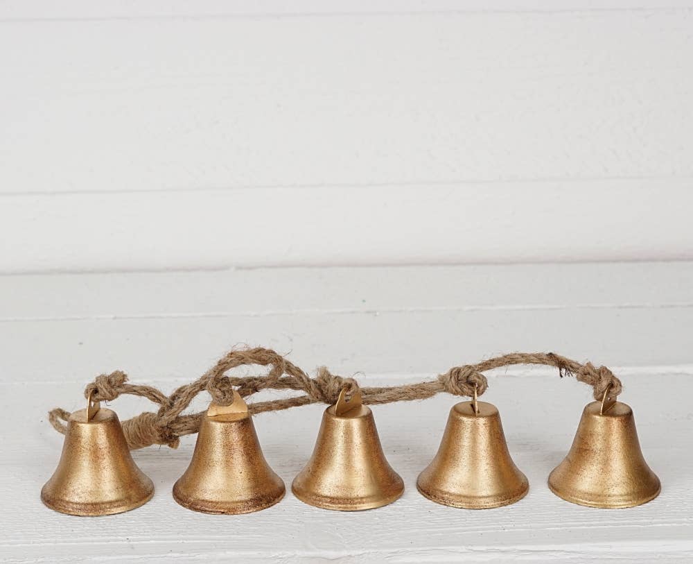 Vintage gold mini liberty bells