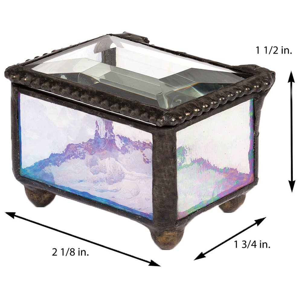 Small Stained Glass Ring Box J Devlin Box