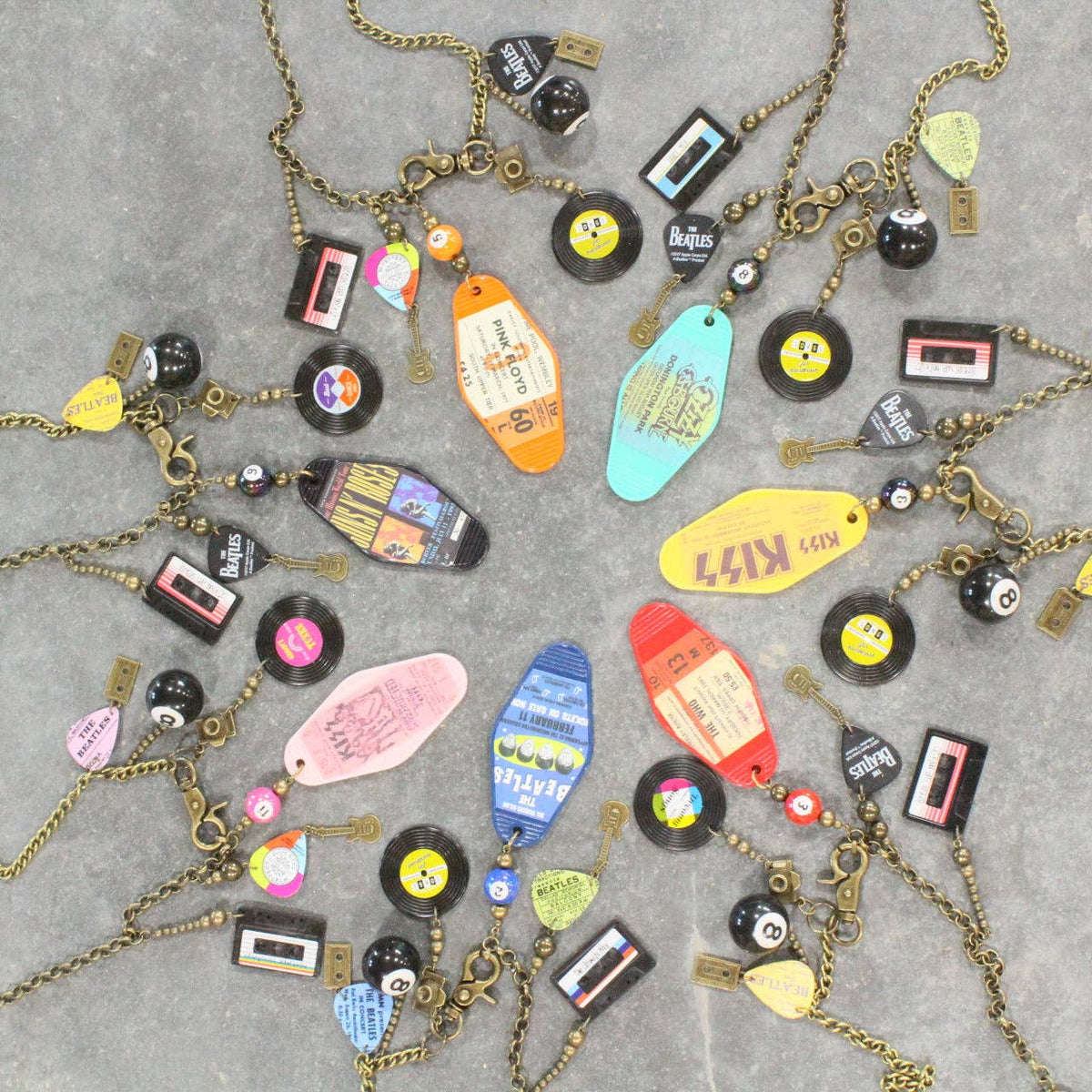 I Love Rock N Roll Charm&#39;d Necklace