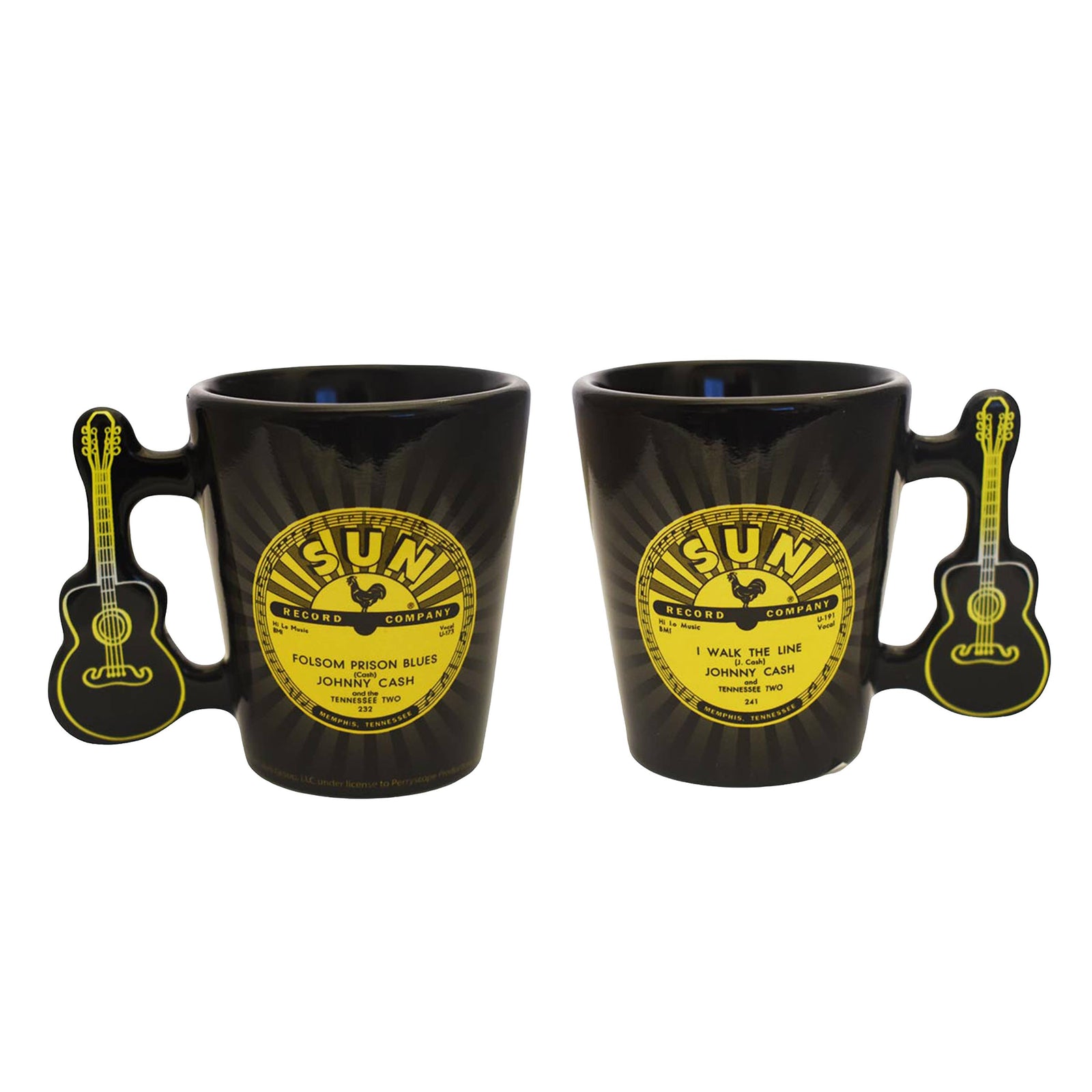 Sun Record Shot Glass - Johnny Cash Guitar Handle