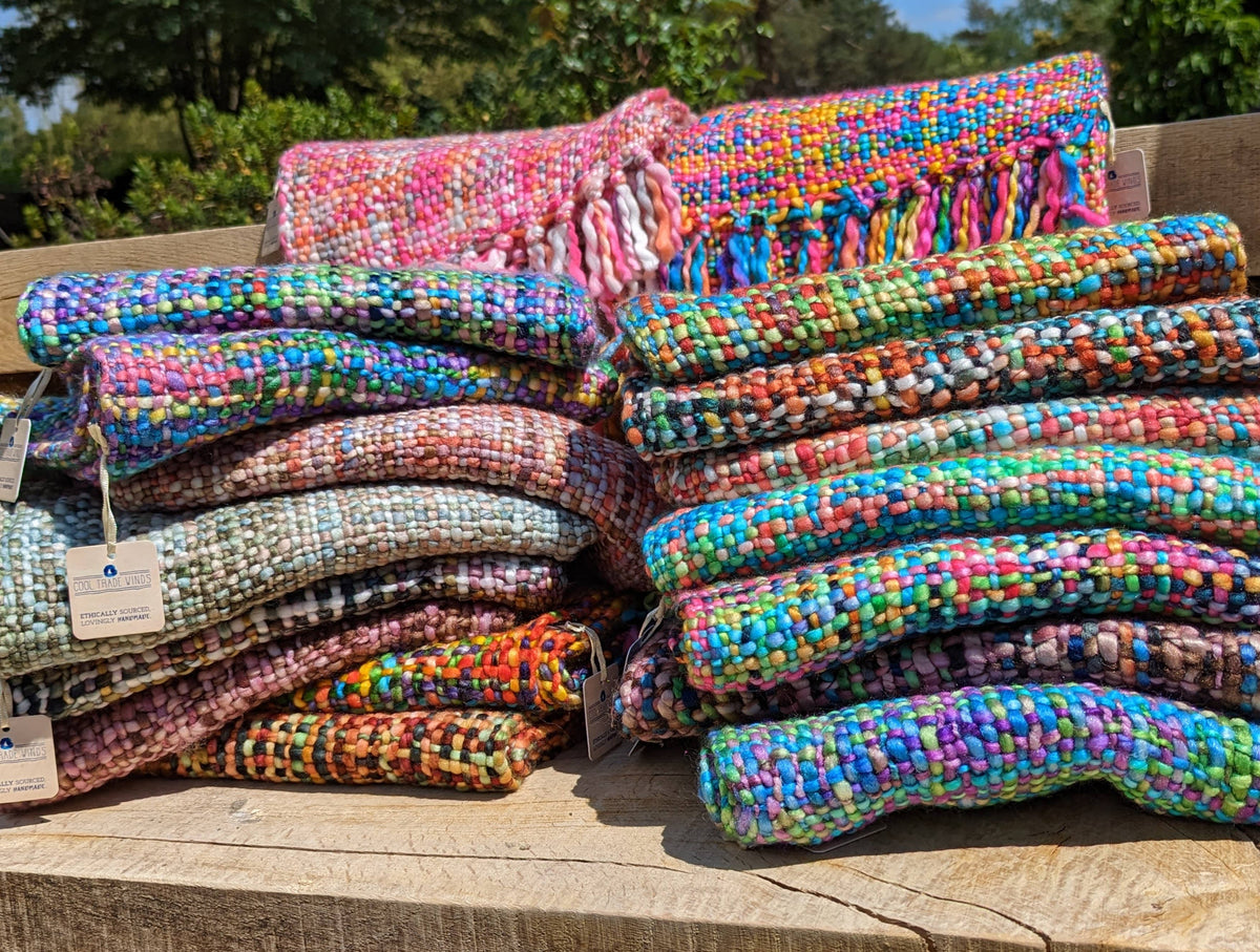 Chunky Tweed Winter Scarf