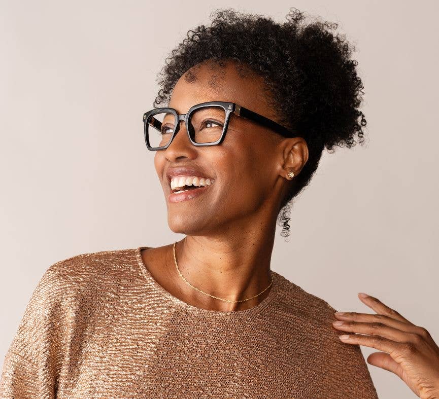 Montage (Blue Light) Reading Glasses: Choose Your Strength and Color