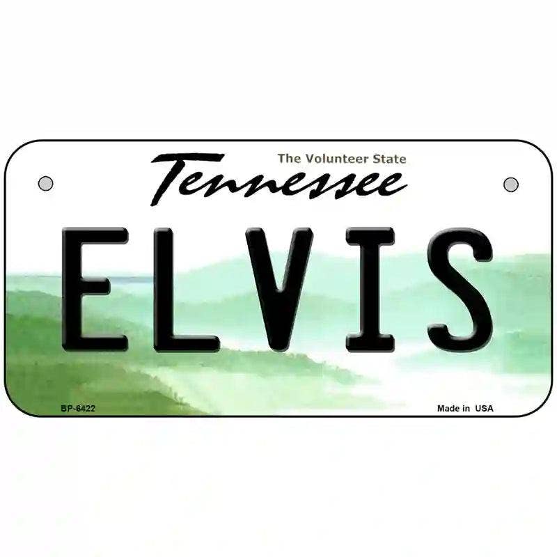 Elvis Tennessee Novelty Metal License Plate