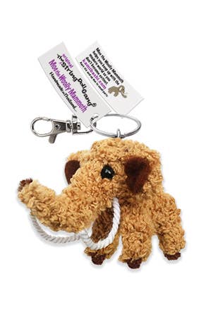 Moe the Woolly Mammoth String Doll Keychain