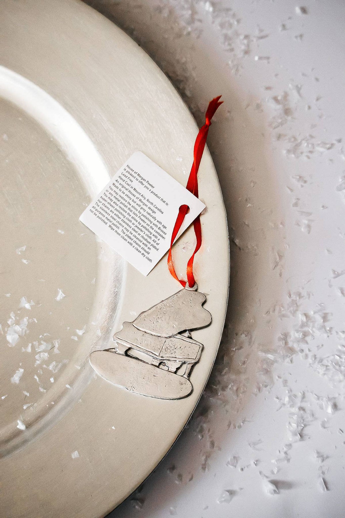 Handmade Music Christmas Ornament - Piano