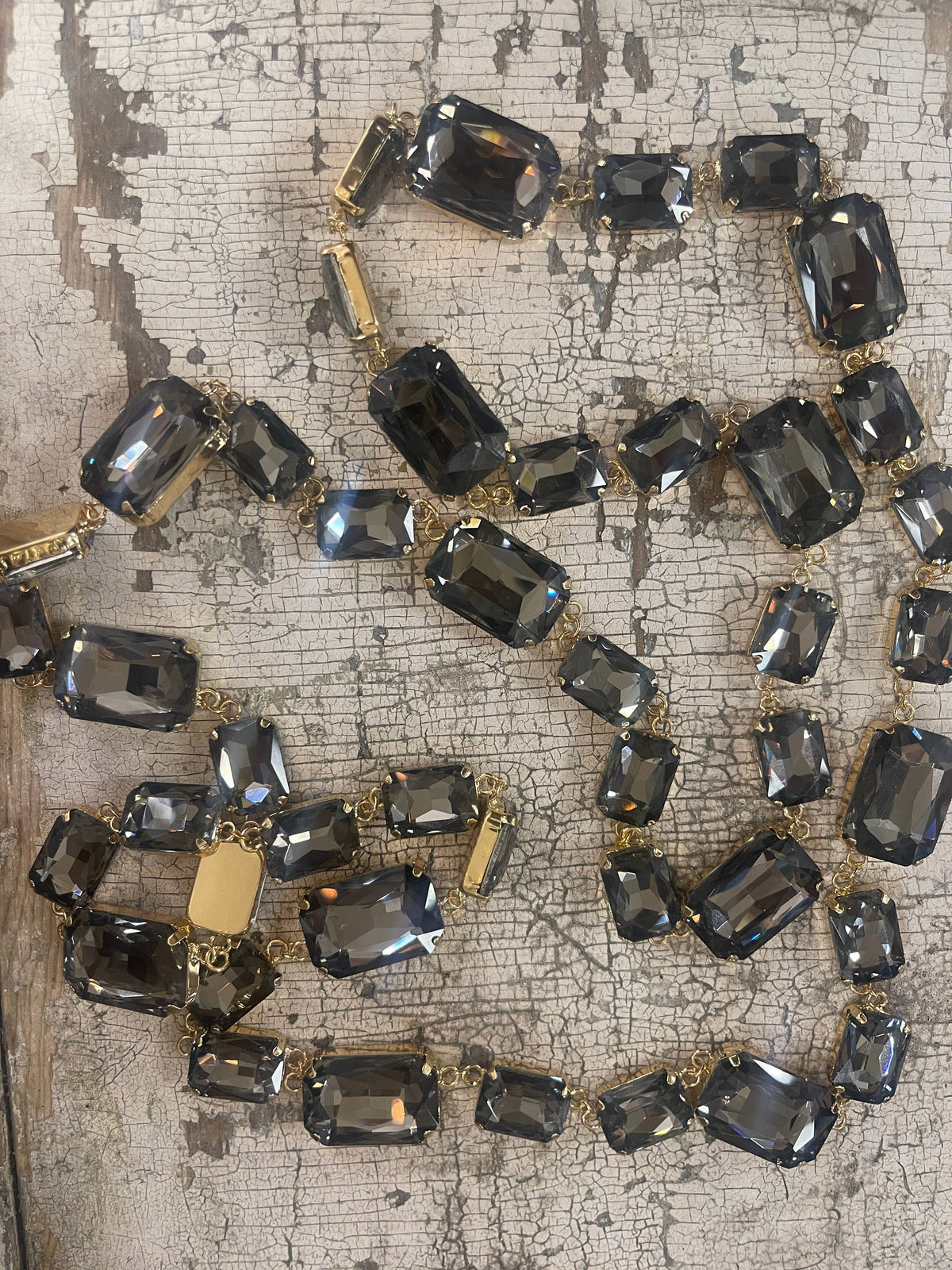 Crystals Galore Double Wrap Necklace