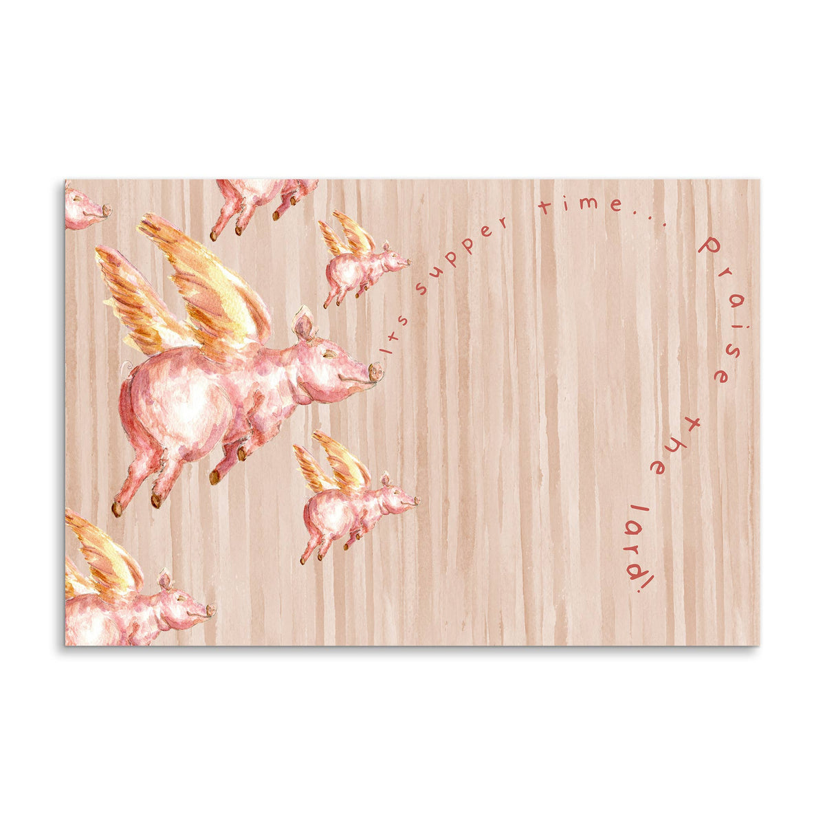 Flying Pig Paper Placemats