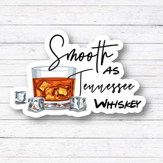 Tennessee Whiskey Sticker Glossy Vinyl