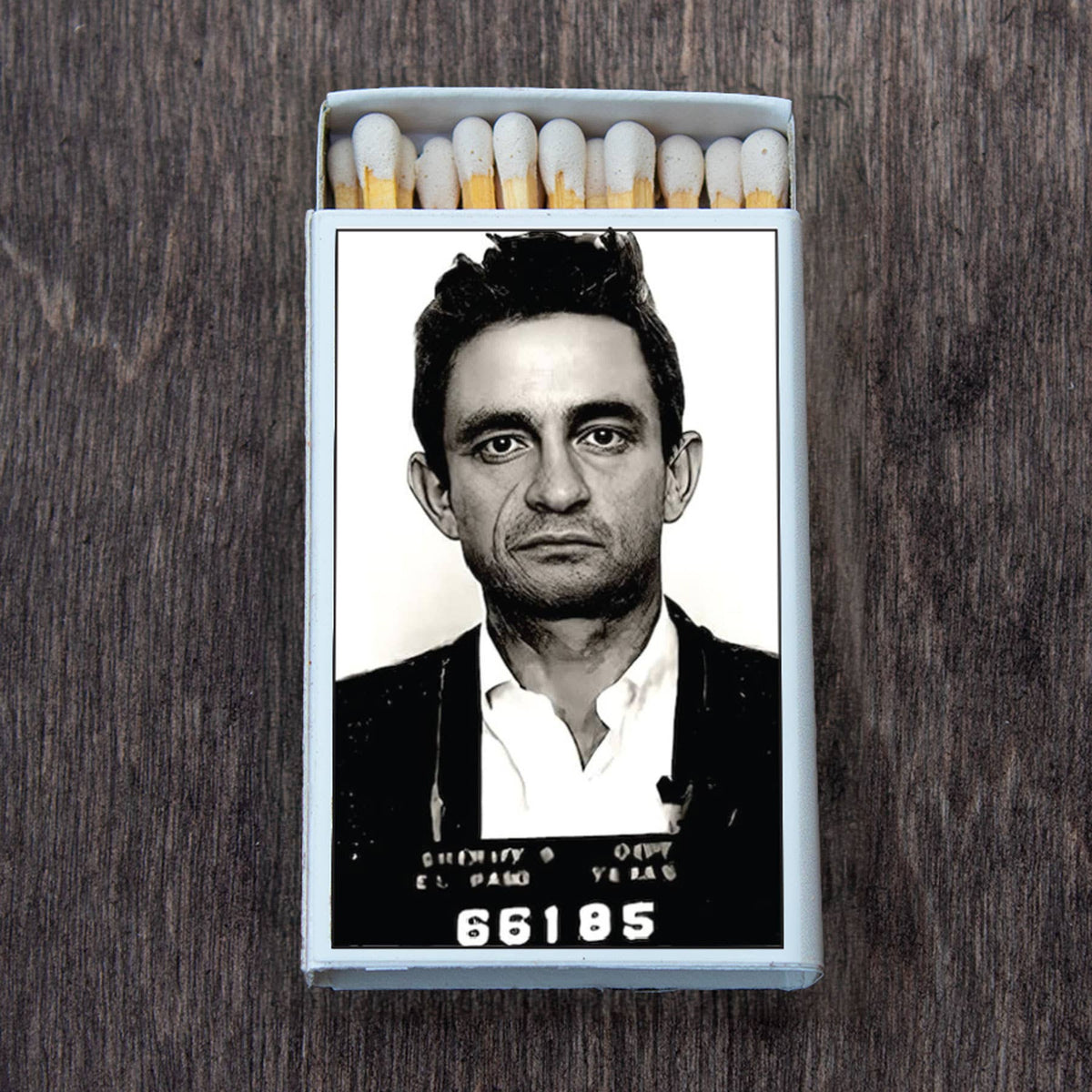 Matches • Celebrity Mug Shot • Home Decor for Candles