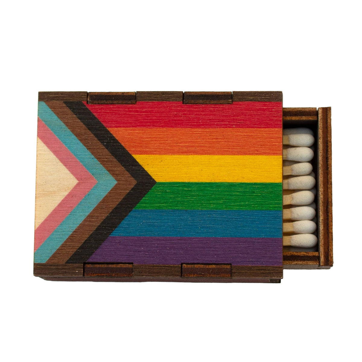 Matches • LGBTQ+ Wooden Matchbox • Home Decor • Candle Acc