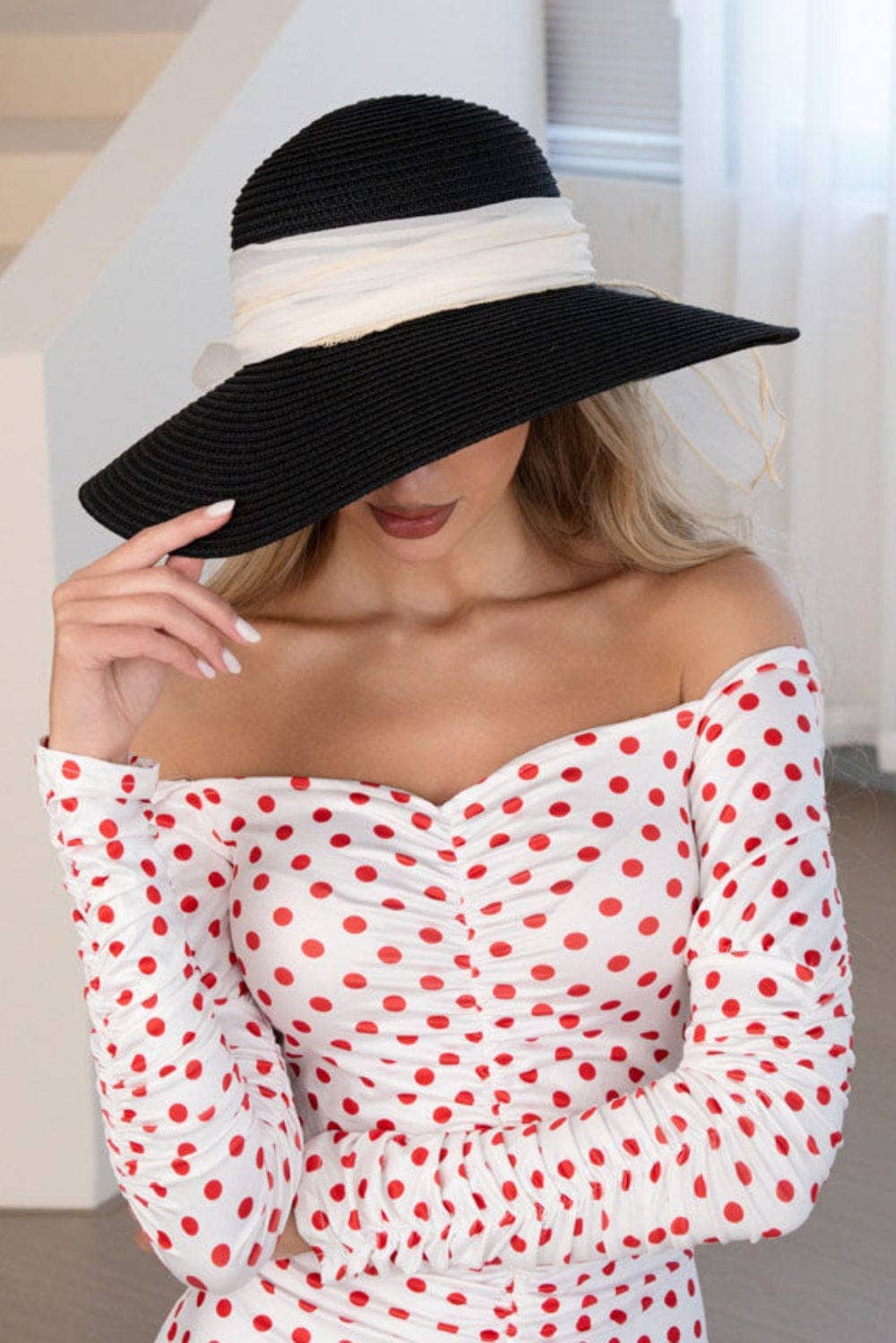 Floppy Hat With Silk Band