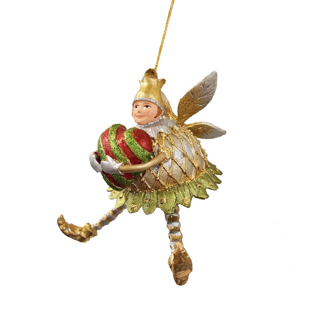 5" Fairy w/ Heart Orn (Dark Champagne)