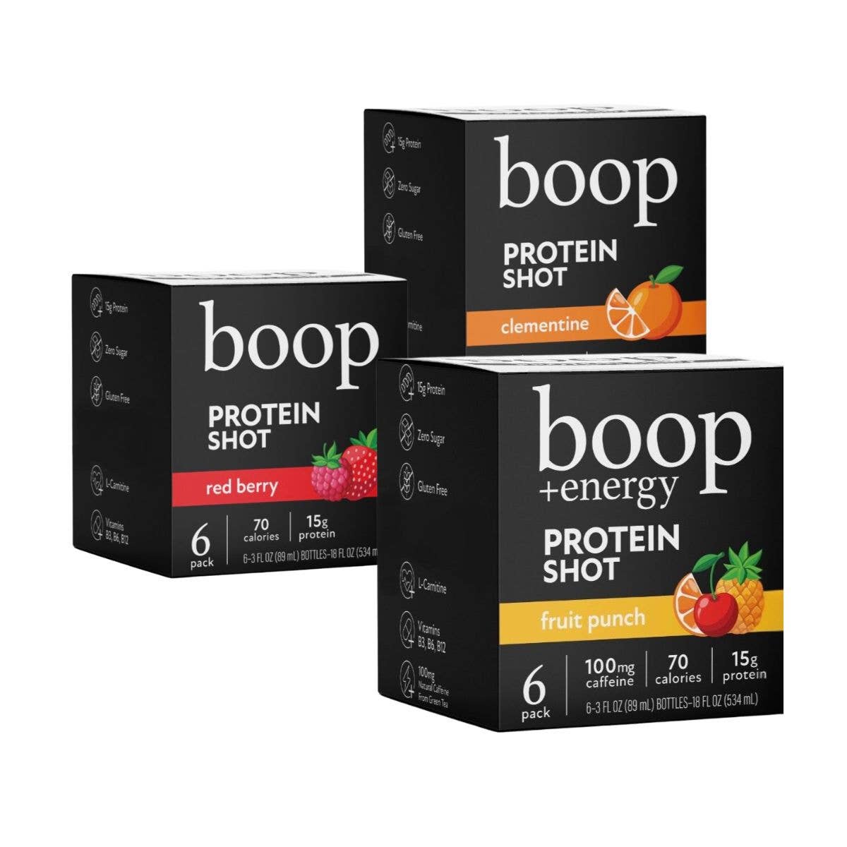 Boop Protein Shot - Variety Pack (18 Bottles)