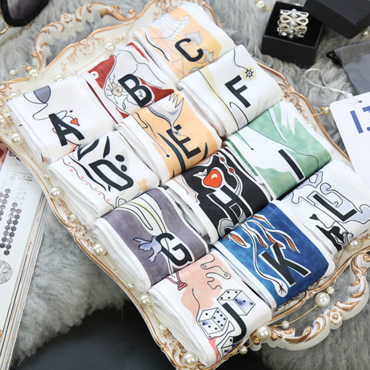 Ribbon Scarf/ Purse Scarf