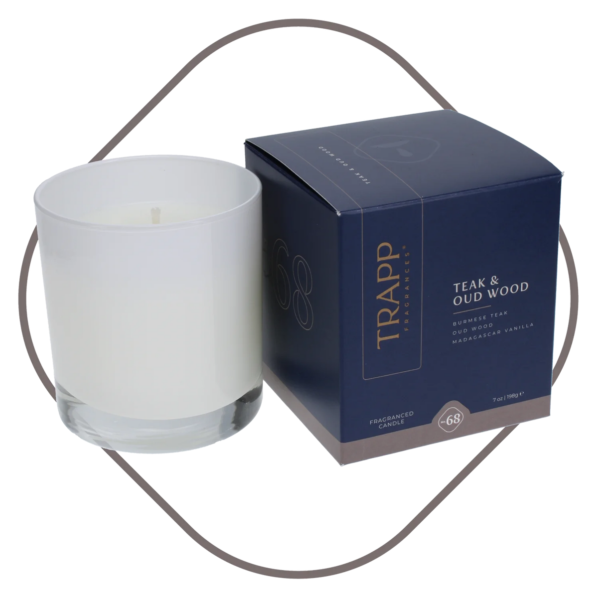 Teak &amp; Oud Wood Candle