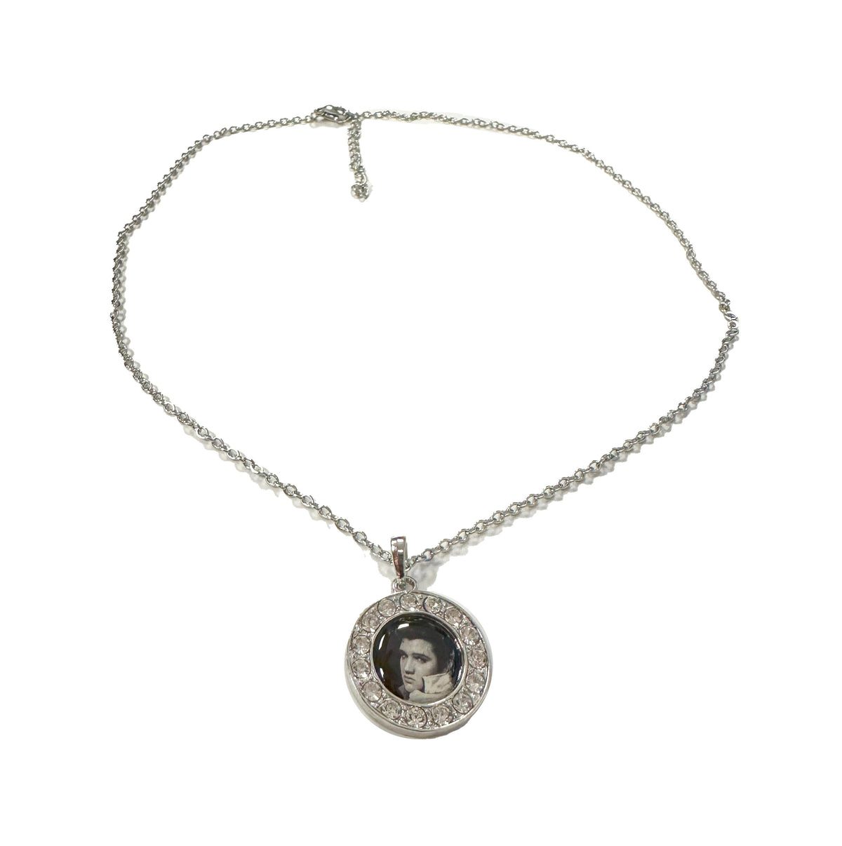 Elvis Necklace - Blk &amp; Wht With Stones