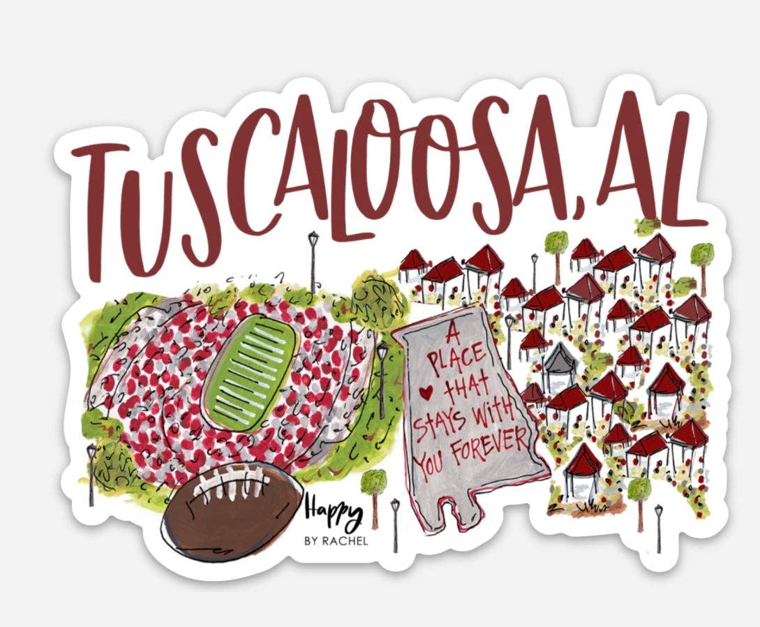 Tuscaloosa, Alabama Sticker