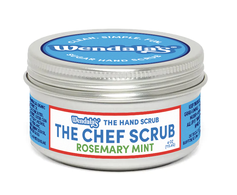 Chef Scrub-Rosemary Mint - Removes odors grime from hands