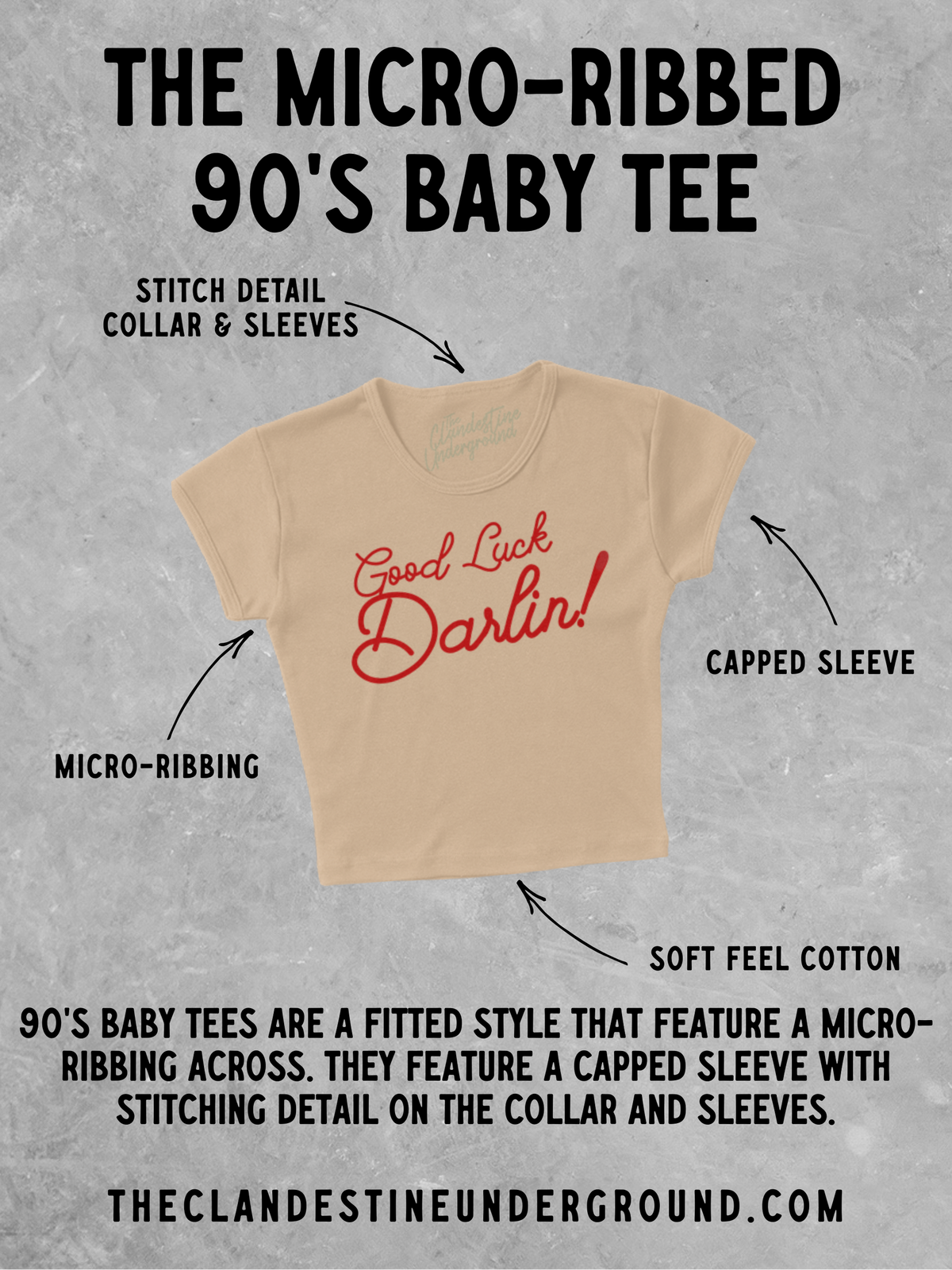 Welcome to Memphis, Vintage Sports Micro-Ribbed Baby Tee