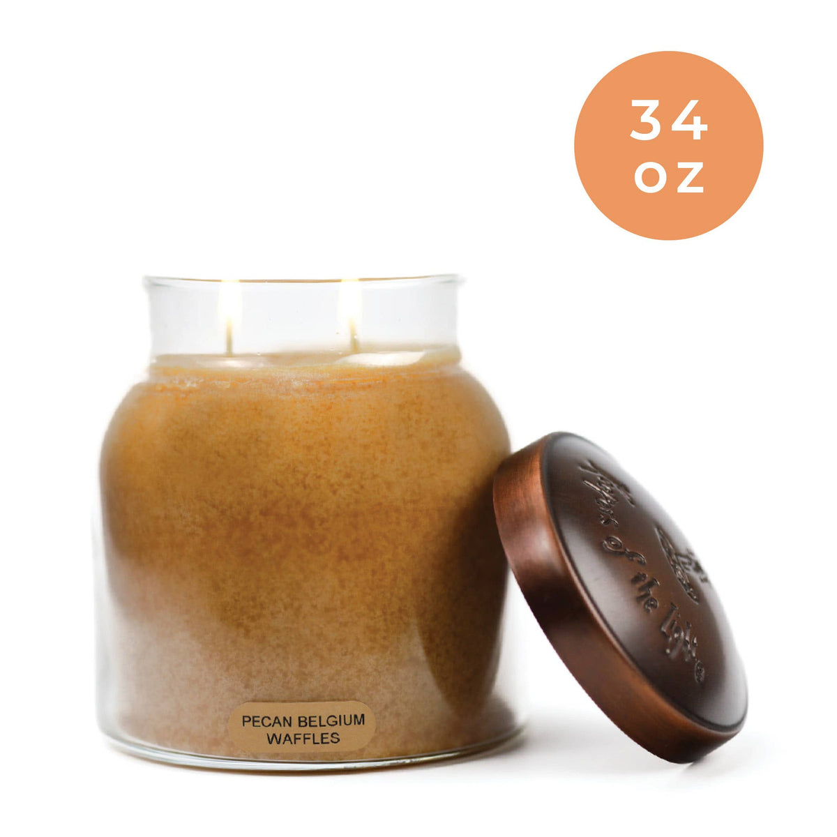Pecan Belgium Waffles – 34oz Strong Scented Gift Candle