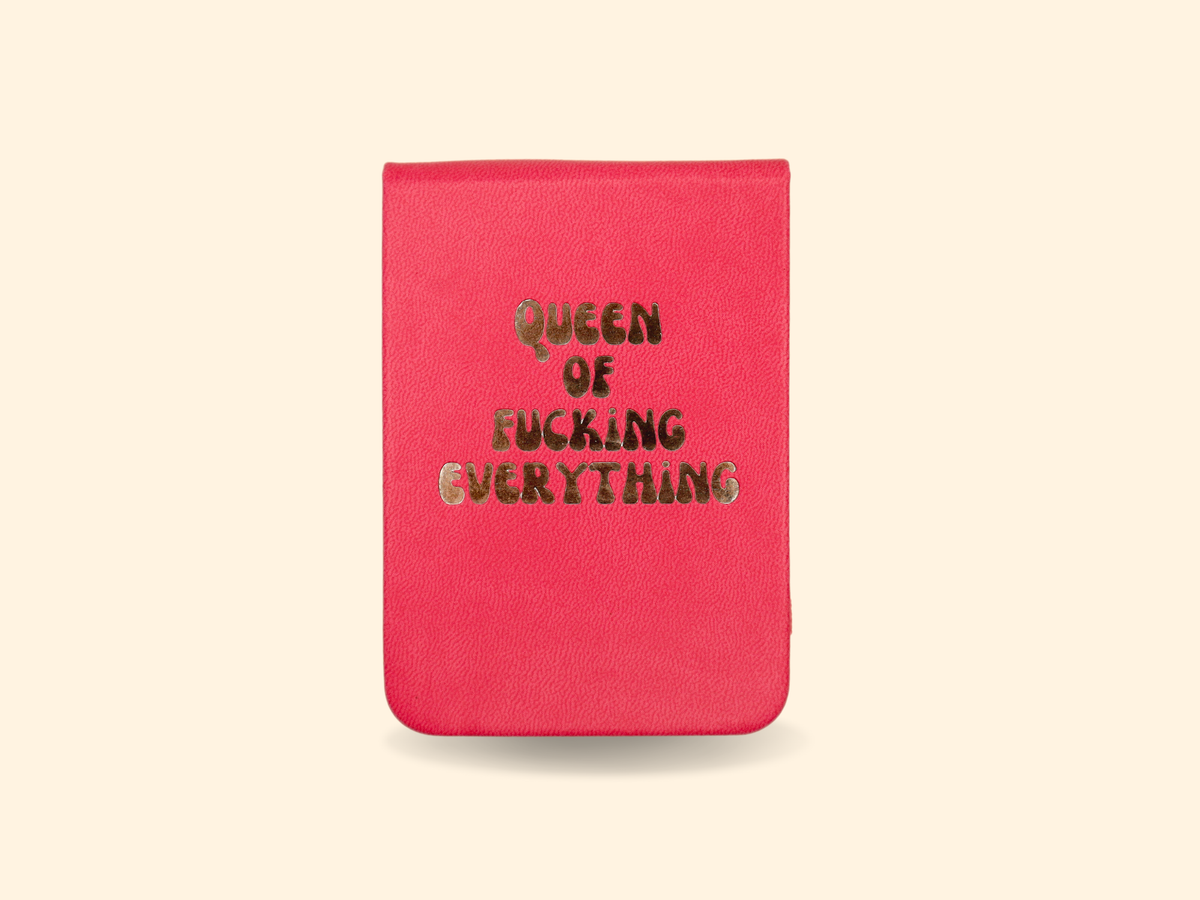 Queen of Fucking Everything - Leatherette Pocket Journal