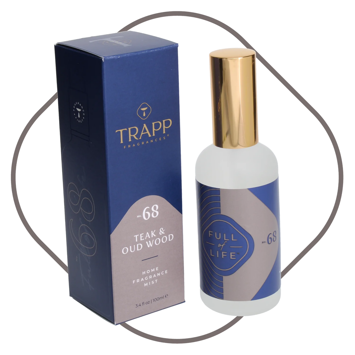 Teak &amp; Oud Wood Candle