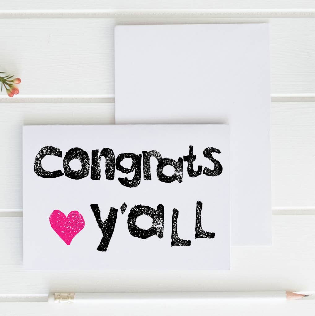 Congrats Y'all - Sweet Card