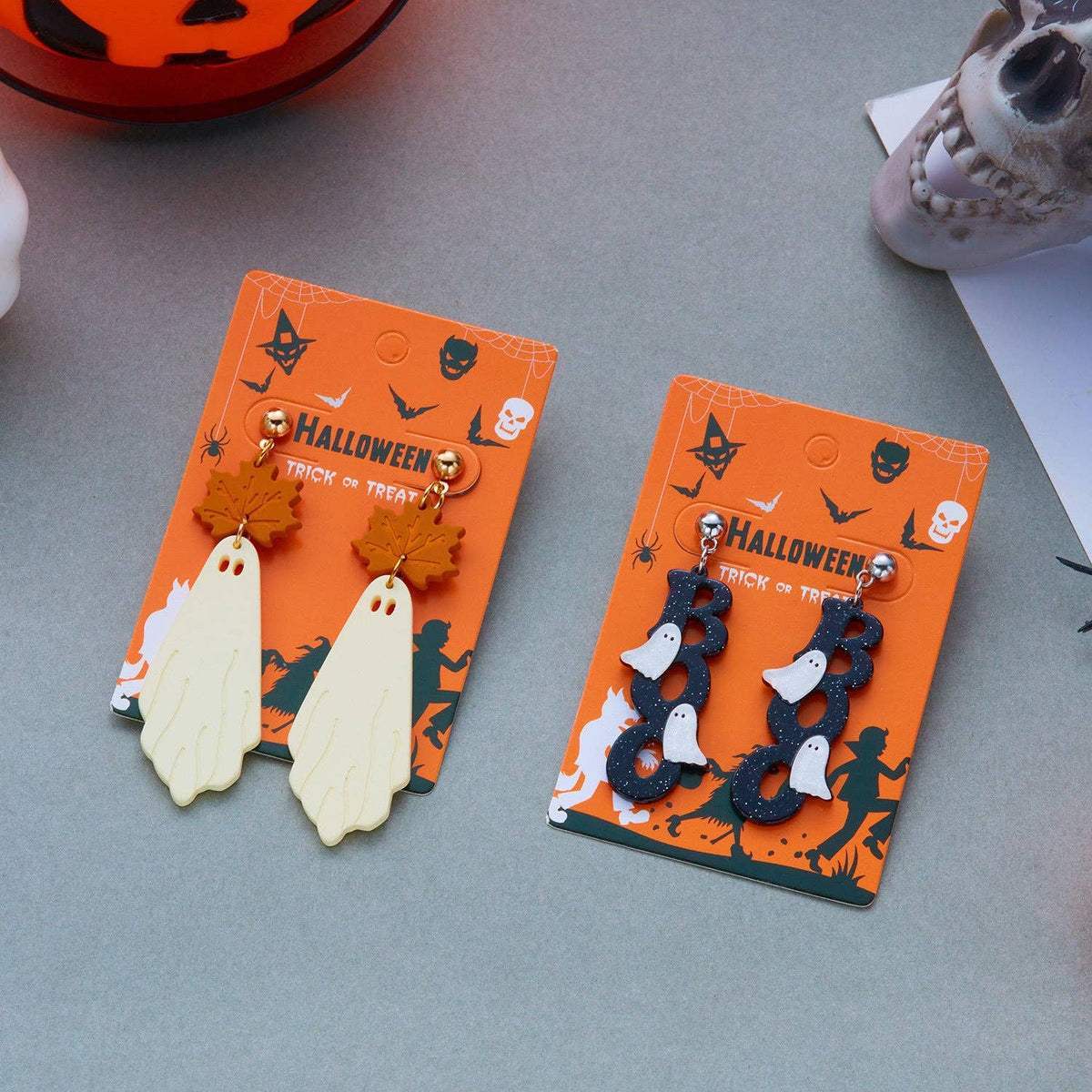 Halloween Ghost Playful Earrings