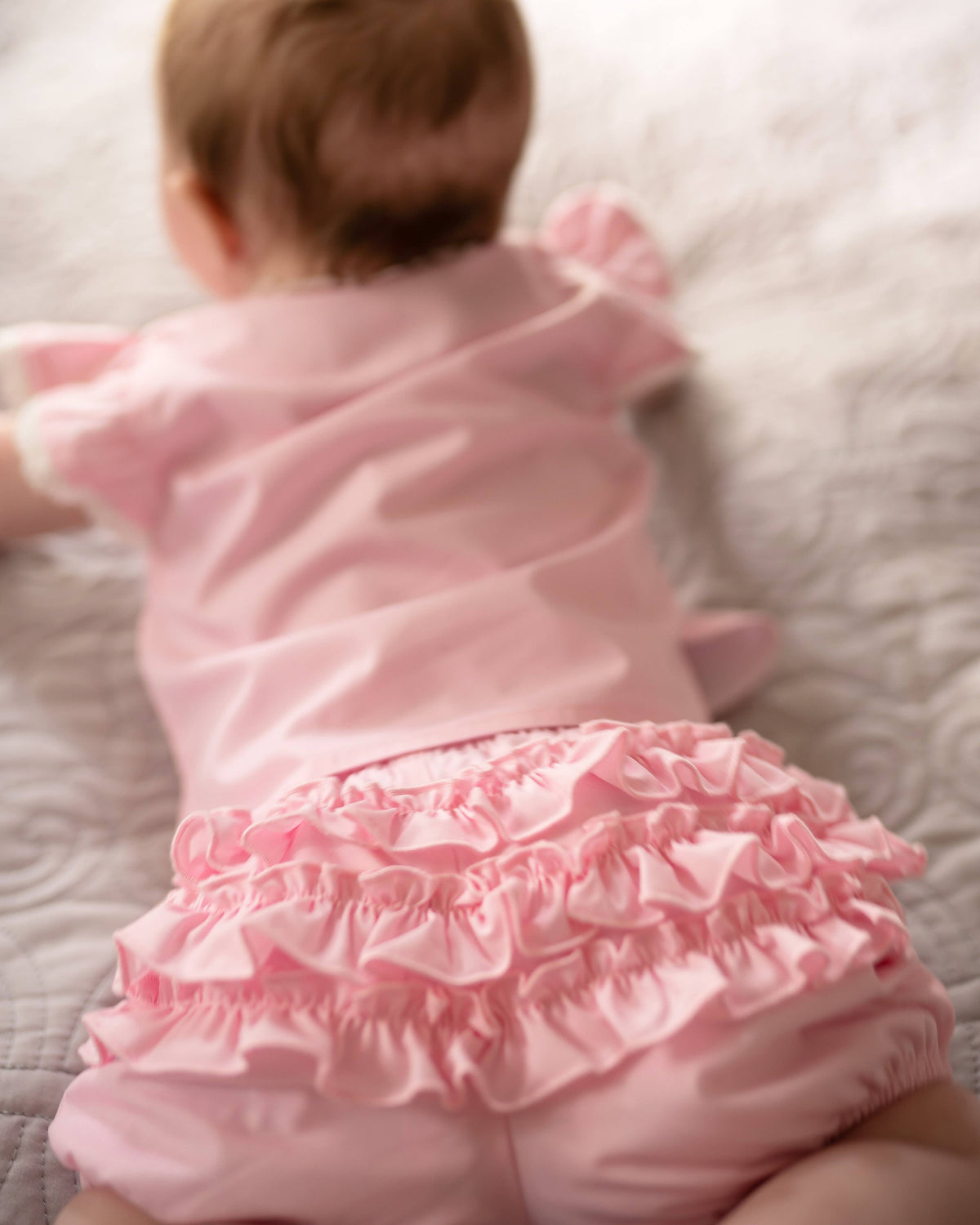 Diaper Cover Set: Floral and Lace: 3m