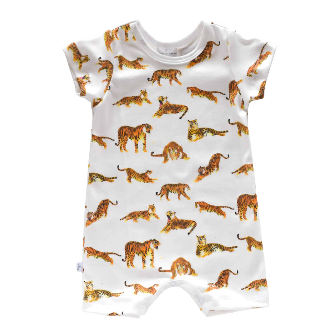 Tigers Baby/Kids Organic Romper