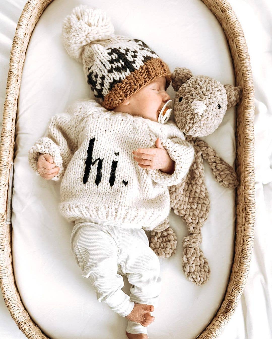 hi. Crew Neck Sweater: 6-12 months