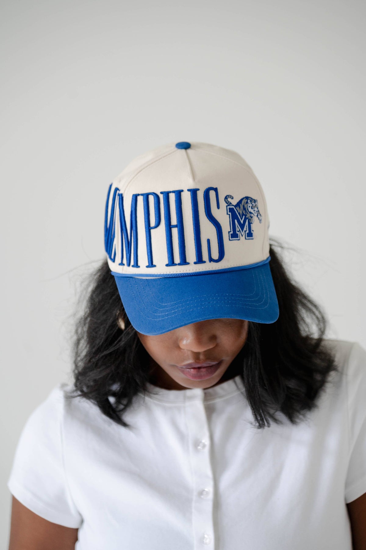 Memphis Saturday Stretch 5 Panel Canvas Baseball Hat