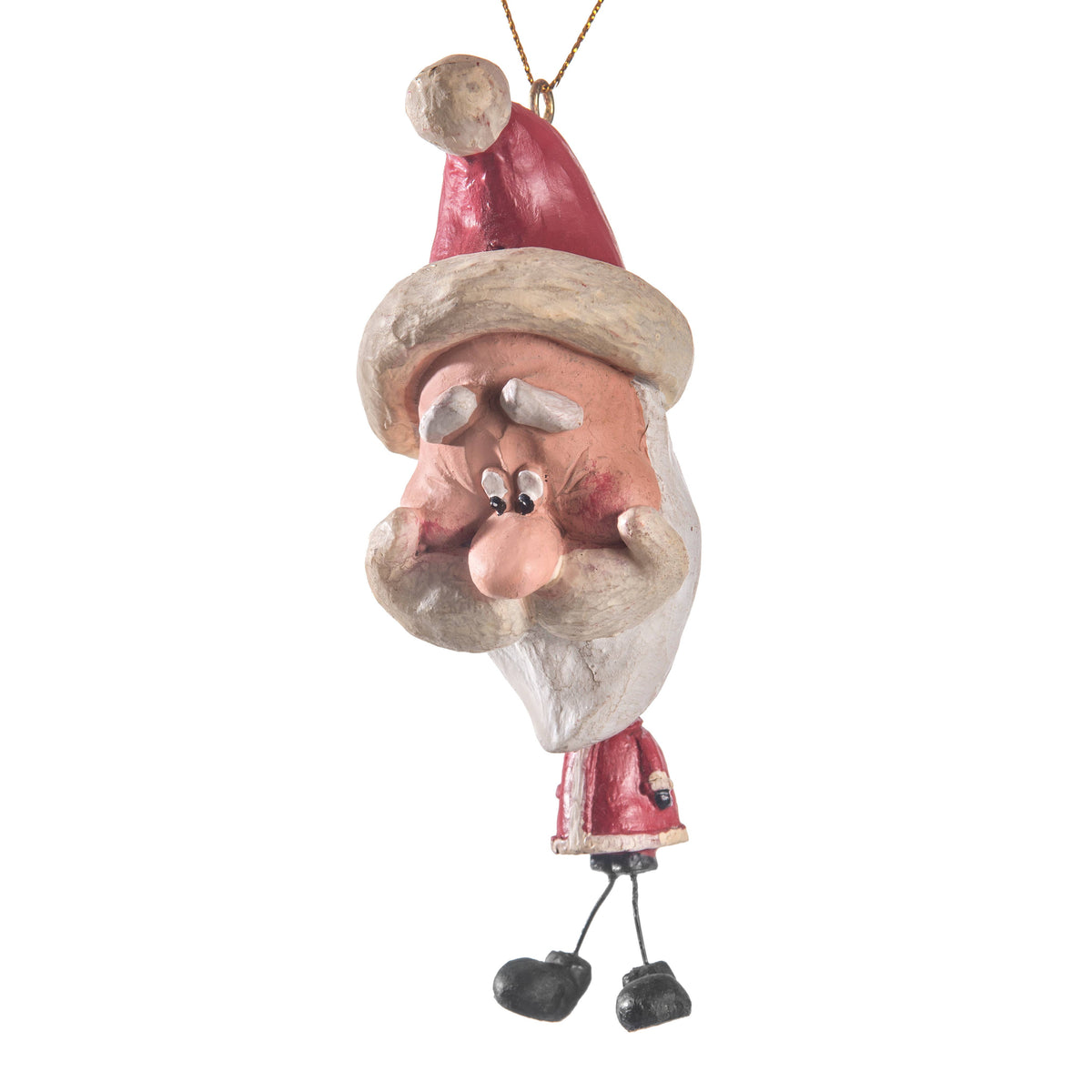 Santa Ornament With Smooth Beard By Bert Anderson | Bac 020