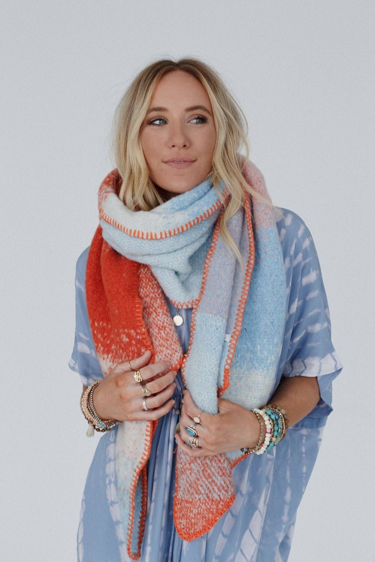 Autumn Days Multi Colored Scarf