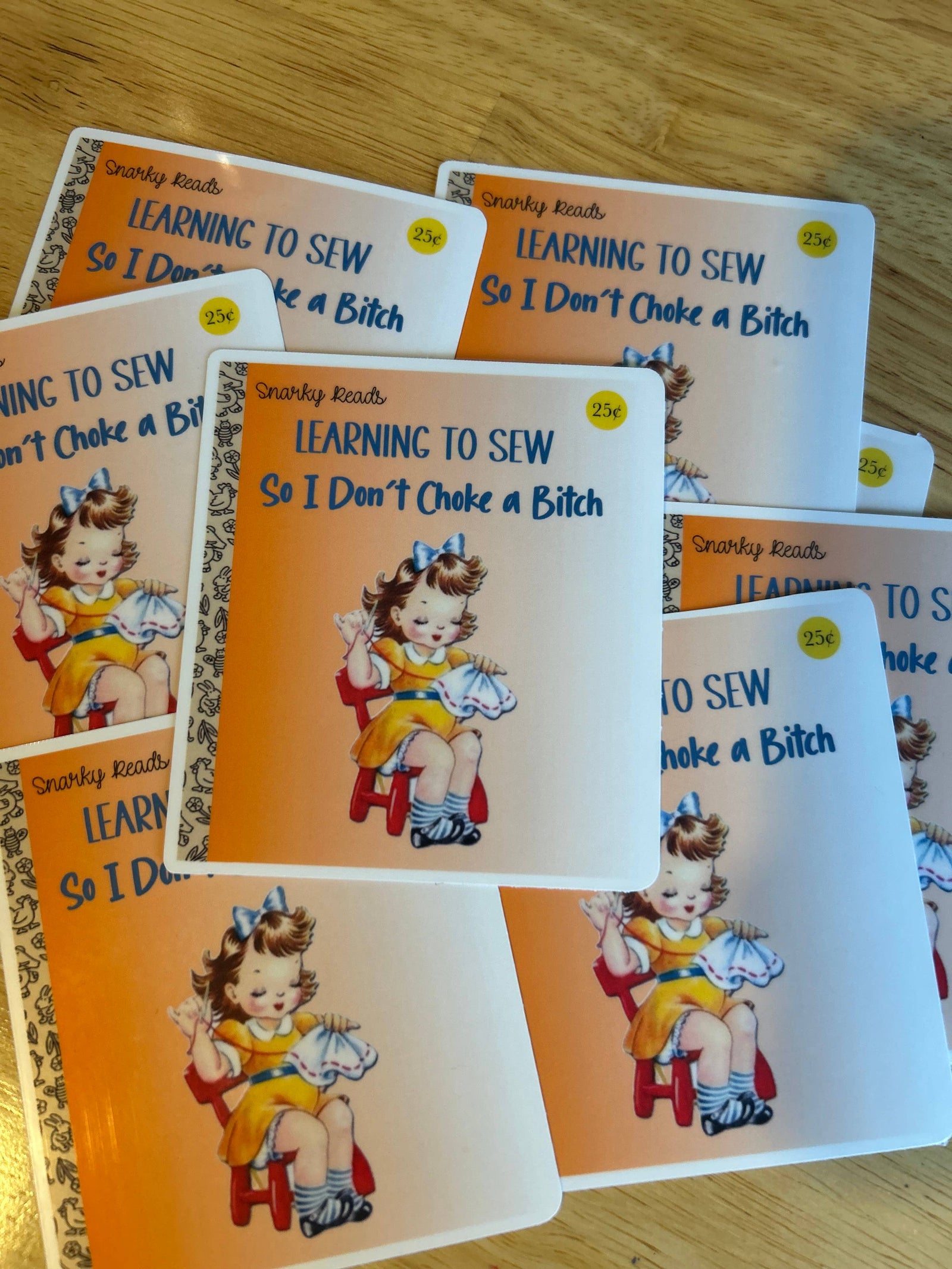 " Learning to Sew, So I  Don't Choke a Bitch"