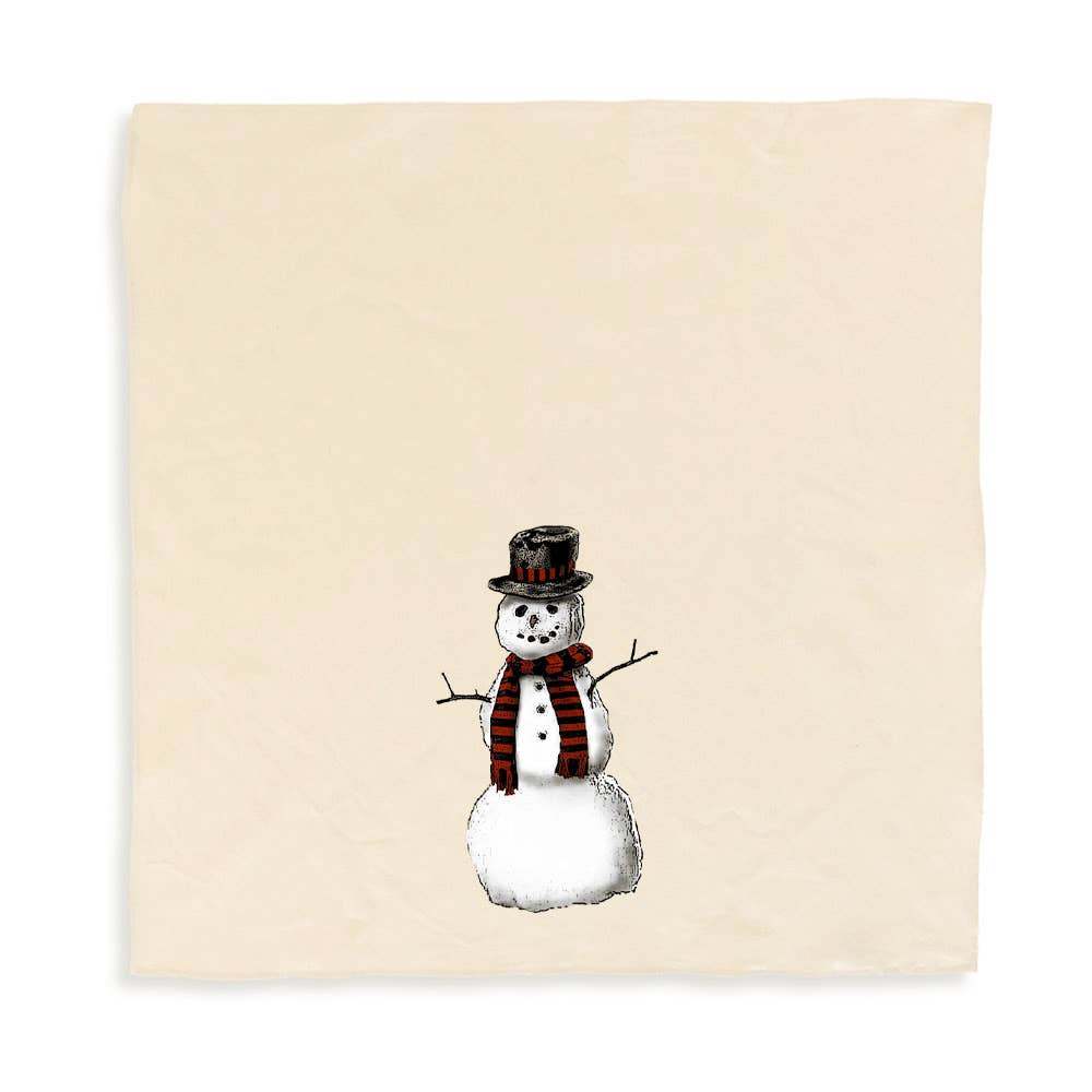 Snowman Tea Towel