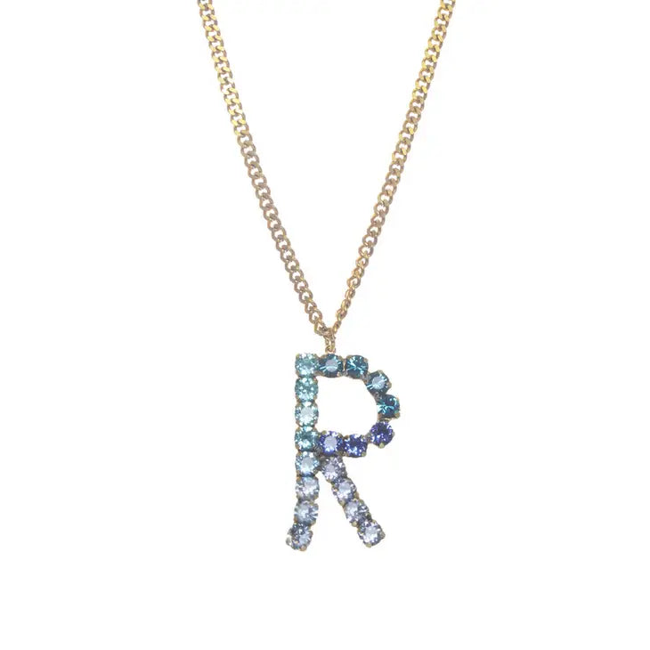 Monogram in Colors Necklace - Choose Your Initial