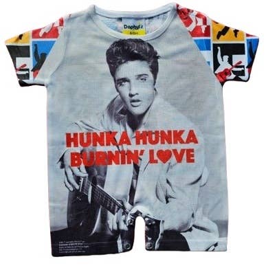 Elvis Presley Hunka Burnin Love Unisex Onesie Romper